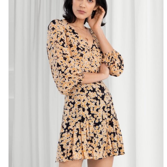 & Other Stories Dresses & Skirts - & Other Stories Floral Modal Blend Mini Dress